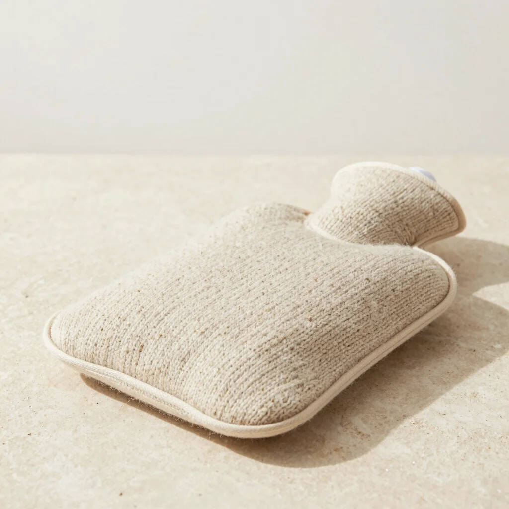 Knitted Wool Hot Water Bottle Cover
